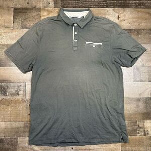 Travis Mathew Men’s Size XL Polo Black Pocket Golf Shirt Short Sleeve Stretch
